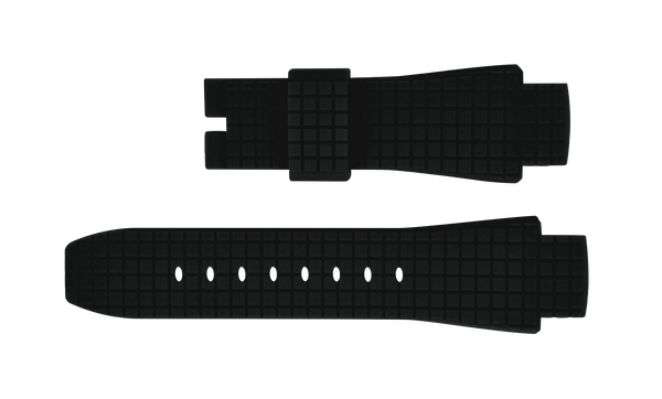 Phantom 43mm Black Silicone Strap