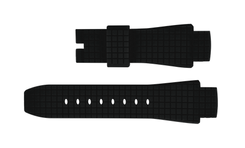Phantom 43mm Black Silicone Strap