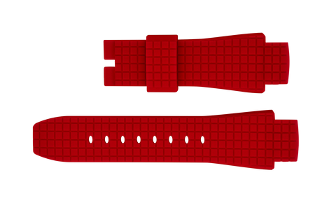 Phantom 43mm Red Silicone Strap